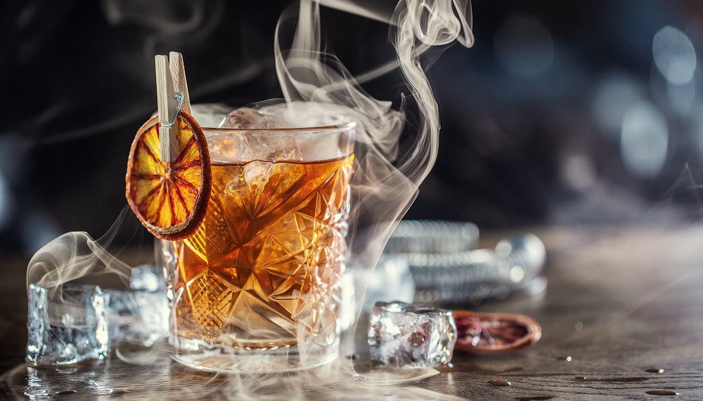 Smoked Ice Old Fashioned