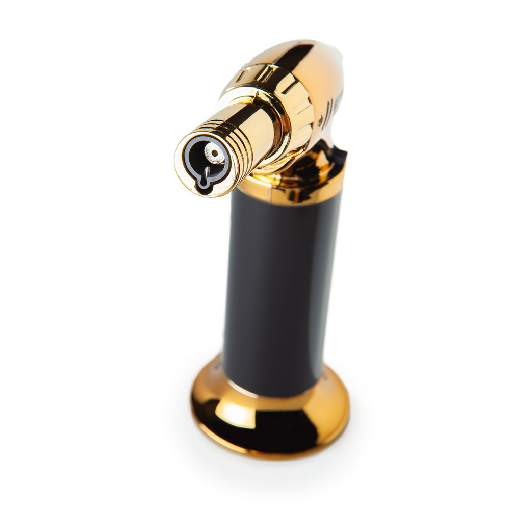 Sixpence Alchemy gold and black butane torch for cocktail smoking