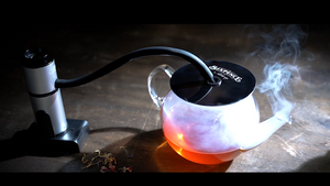 Sixpence Alchemy stainless steel drink cover to insert smoke infuser hose